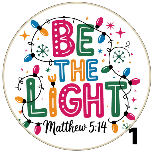 3" round Christmas ornaments (Group 5A)