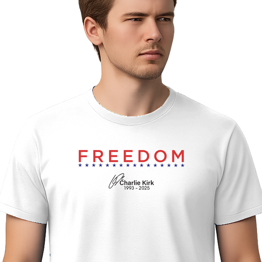 T-shirt: Charlie Kirk 1993-2025