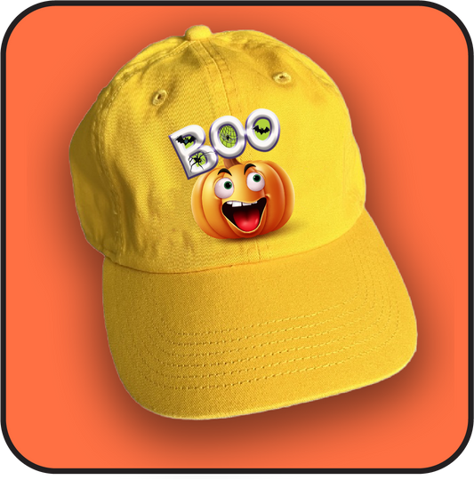 Laughing BOO Pumpkin Hat image 0