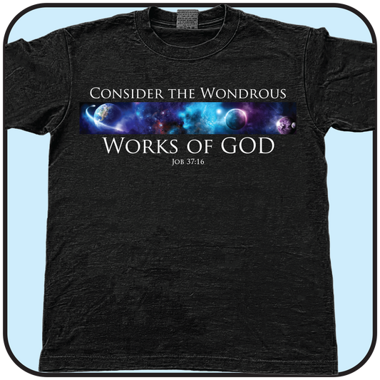 Consider the Wondrous Works of God - Tee image 0