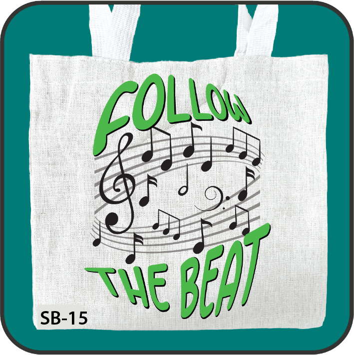 8"x8" imprinted canvas bags with images for small children image 13