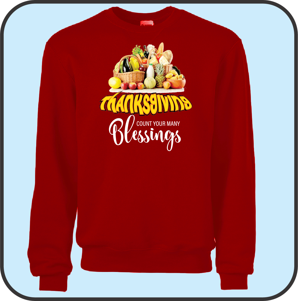 Sweatshirt "Count your many blessings" image 3