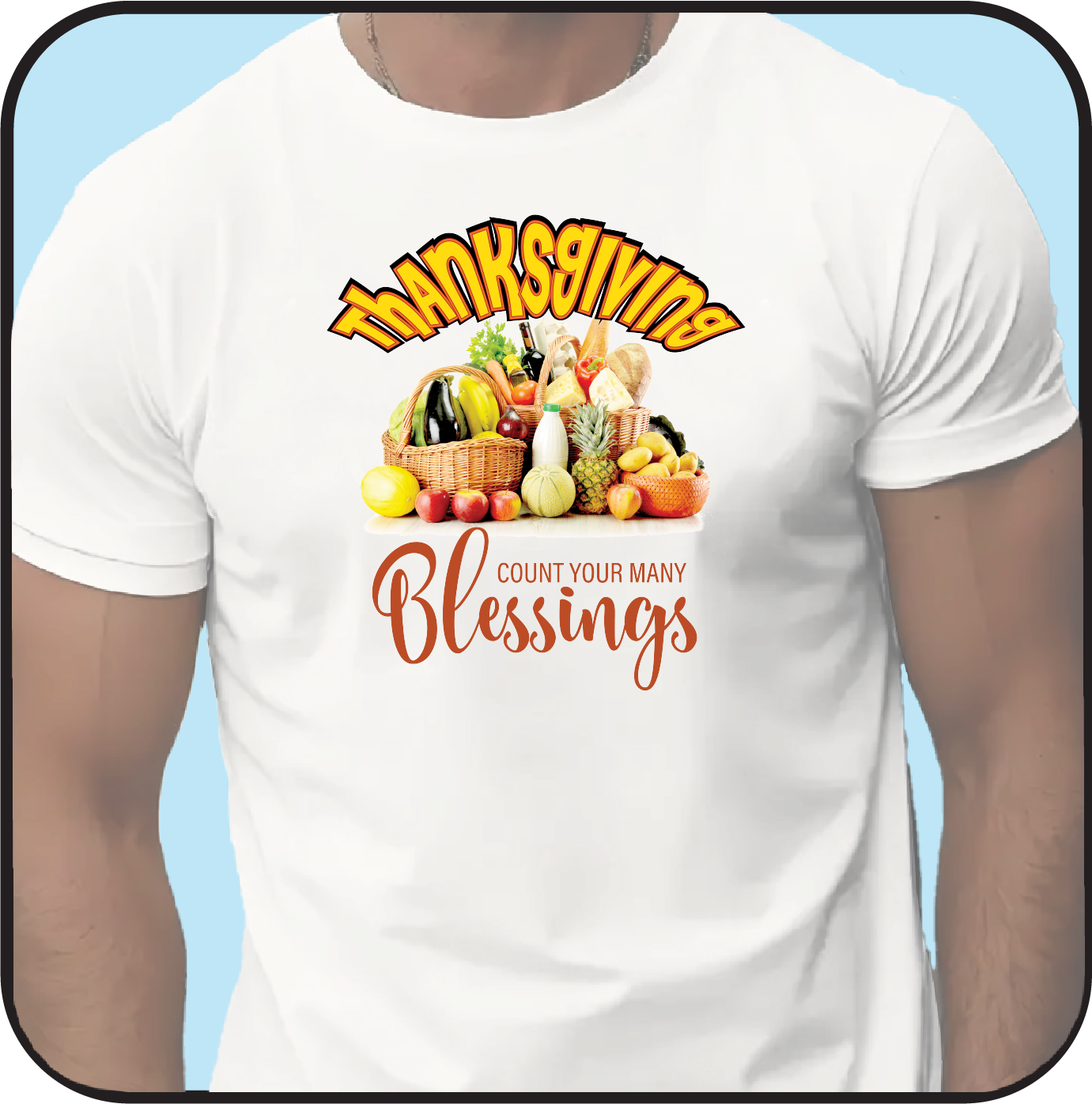 thanksgiving t-shirt "Count your many blessings" image 3